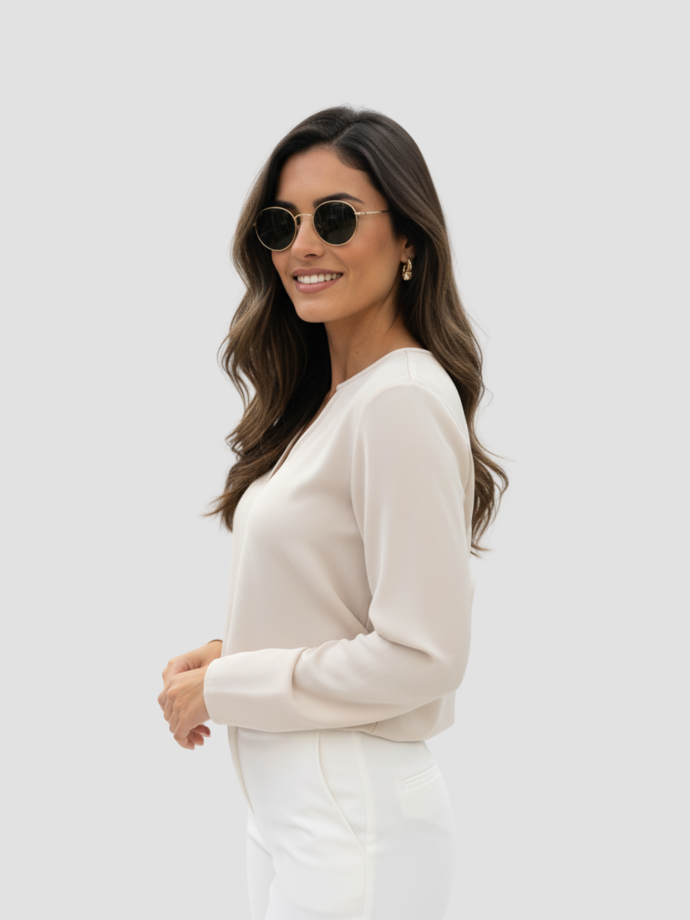 MIREYA | GAFAS DE SOL DE MUJER | REDONDAS DE METAL VINTAGE