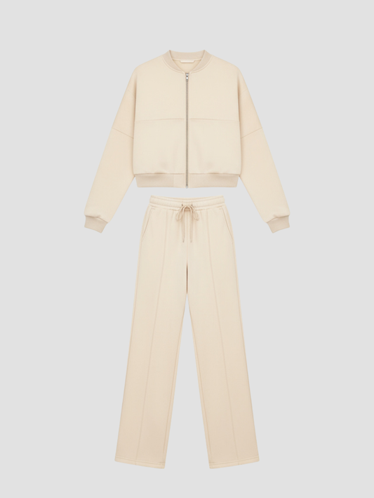 ZAHARA | CONJUNTO CASUAL CON CHAQUETA Y PANTALÓN – MINIMALISMO MODERNO Y ELEGANCIA SIN ESFUERZO