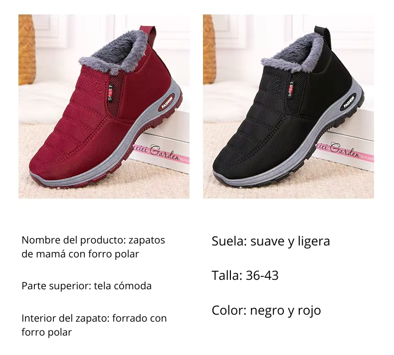 Botas con forro polar impermeables unisex