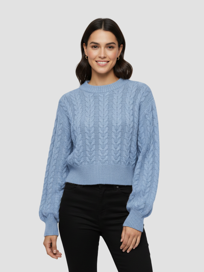 SERELINA | JERSEY DE MUJER CON ESCOTE PLEGADO – EQUILIBRIO ENTRE SENSUALIDAD Y DISTINCIÓN