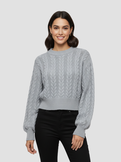 SERELINA | JERSEY DE MUJER CON ESCOTE PLEGADO – EQUILIBRIO ENTRE SENSUALIDAD Y DISTINCIÓN