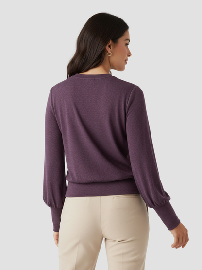 DACIO | TOP DE PUNTO ELÁSTICO CON SOPORTE – LÍNEAS LIMPIAS Y FACILIDAD COTIDIANA