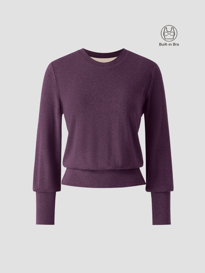 DACIO | TOP DE PUNTO ELÁSTICO CON SOPORTE – LÍNEAS LIMPIAS Y FACILIDAD COTIDIANA