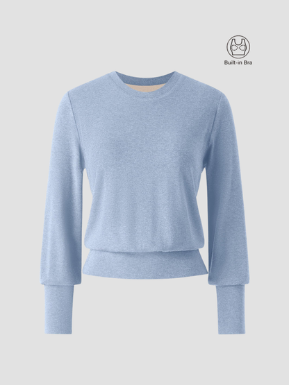 DACIO | TOP DE PUNTO ELÁSTICO CON SOPORTE – LÍNEAS LIMPIAS Y FACILIDAD COTIDIANA