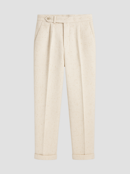 ÁLVARO | PANTALÓN CON DOBLADILLO | ESTILO NATURAL Y ELEGANTE