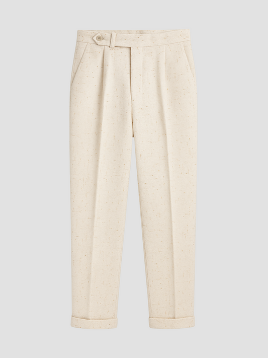 ÁLVARO | PANTALÓN CON DOBLADILLO | ESTILO NATURAL Y ELEGANTE