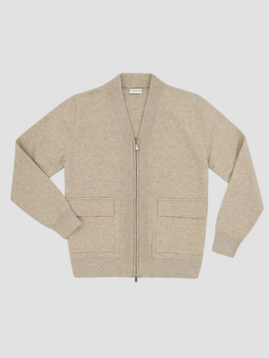 VELASCO | CÁRDIGAN CON CREMALLERA | LOOK MODERNO Y VERSÁTIL