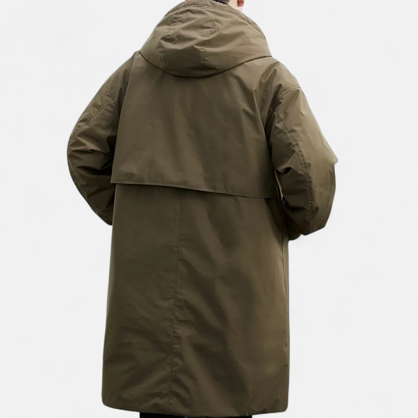 Chaqueta Hombre Invierno Larga Impermeable