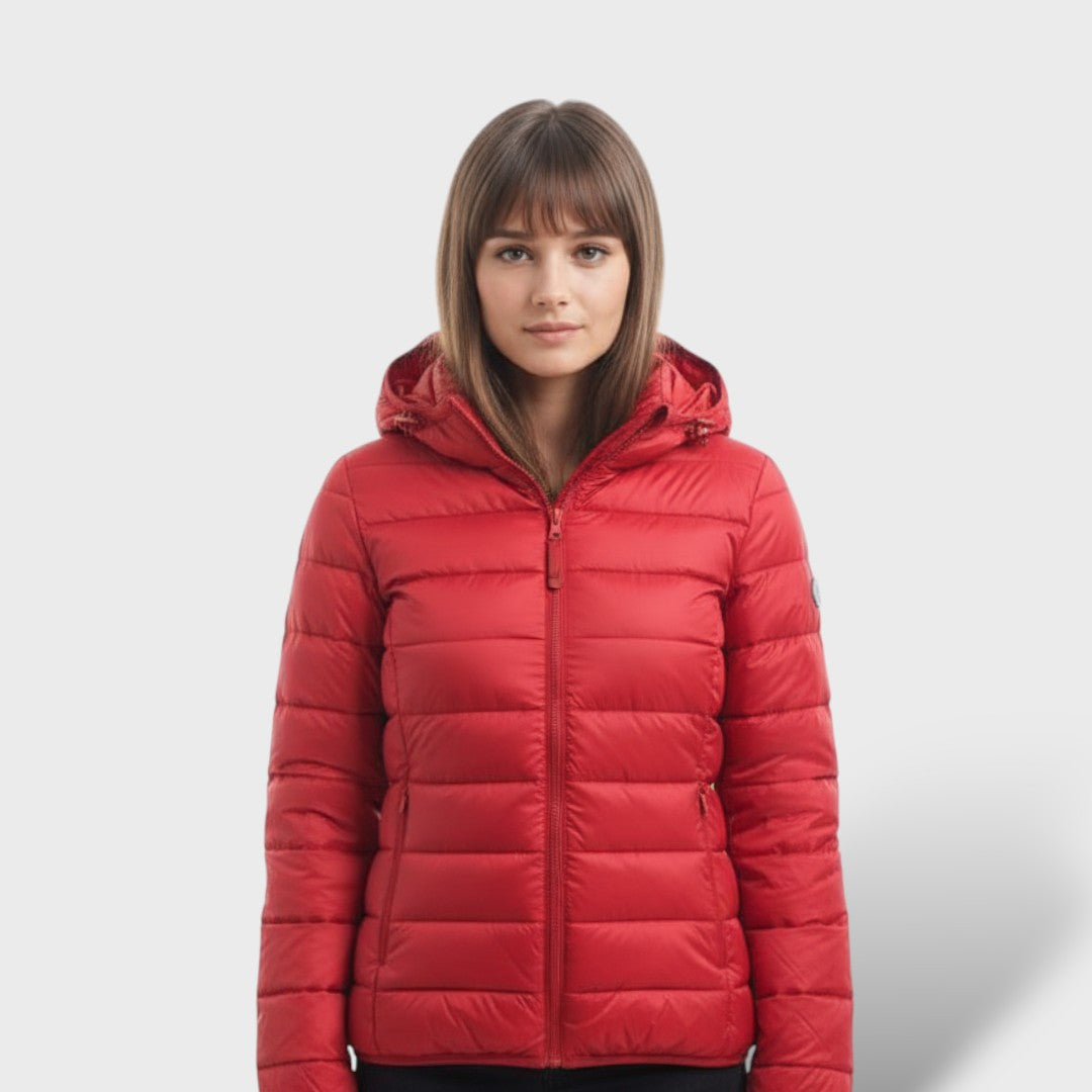 Chaqueta Acolchada Ligera de Plumas Mujer