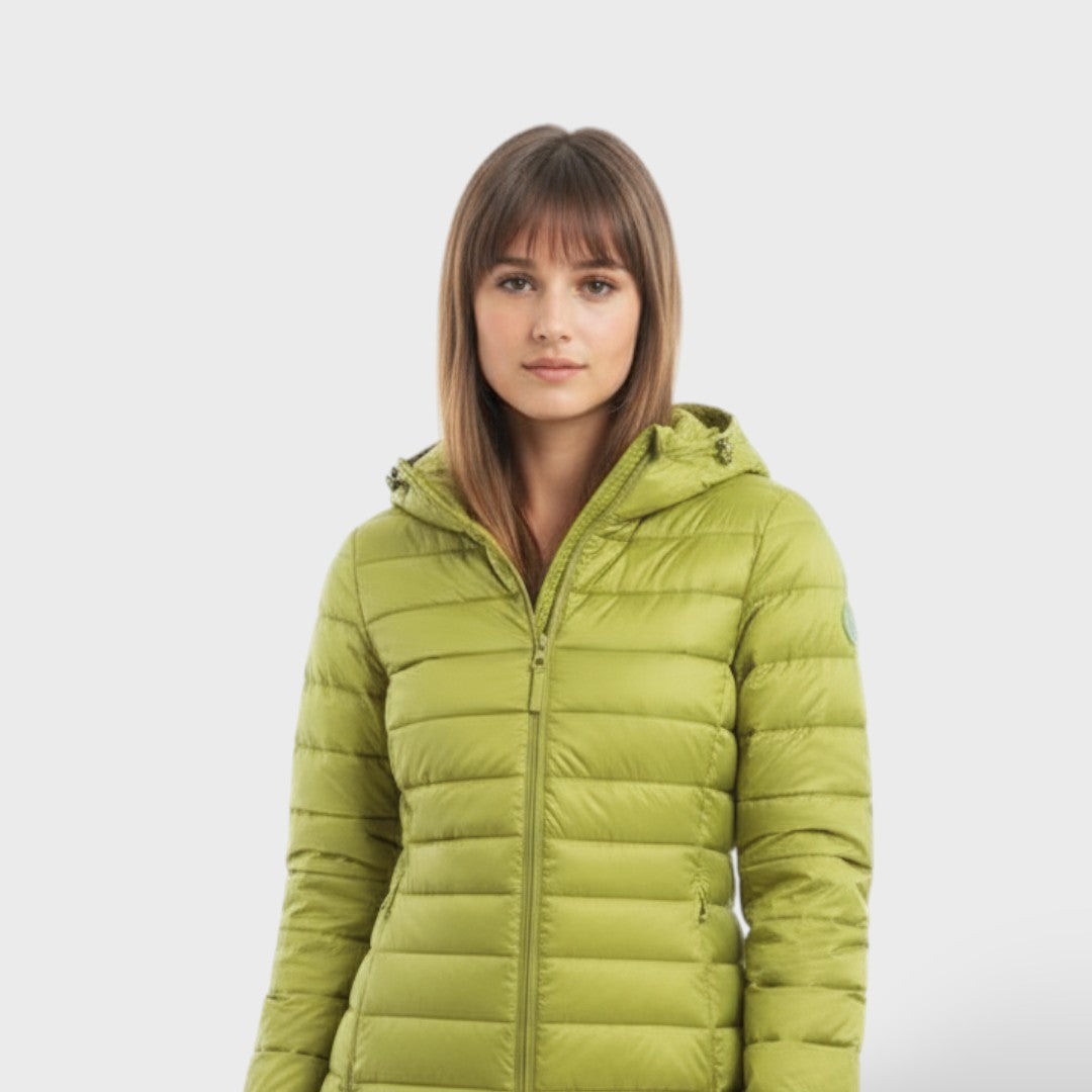 Chaqueta Acolchada Ligera de Plumas Mujer