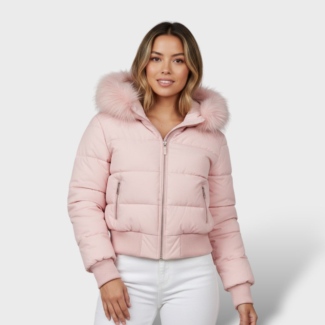 Chaqueta Acolchada Mujer Invierno Elegante