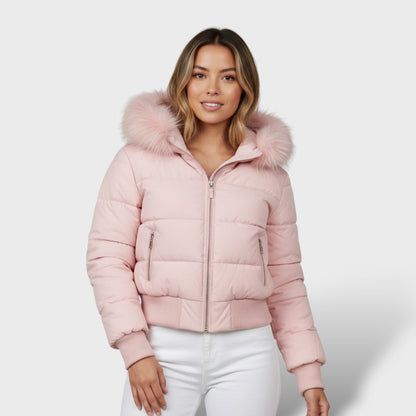 Chaqueta Acolchada Mujer Invierno Elegante