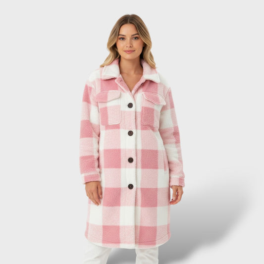 Abrigo Femenino Oversized Cálido Elegante