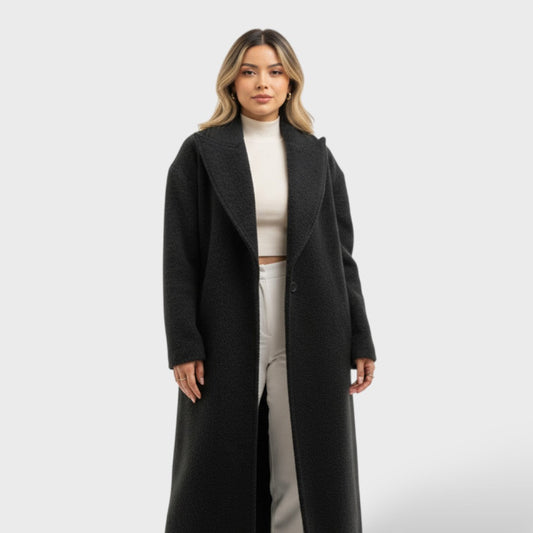 Abrigo Femenino Oversized Largo de Invierno