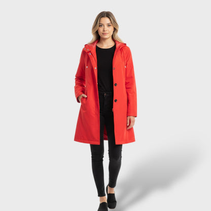 Chaqueta impermeable oversize mujer