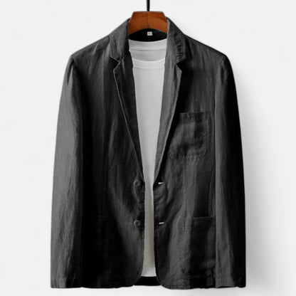 Blazer Casual Hombre Elegancia Atemporal en Lino