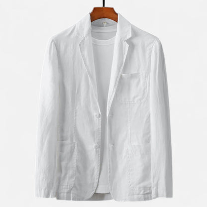 Blazer Casual Hombre Elegancia Atemporal en Lino
