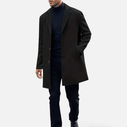 Abrigo Hombre Otoño Invierno Estilo Business Casual