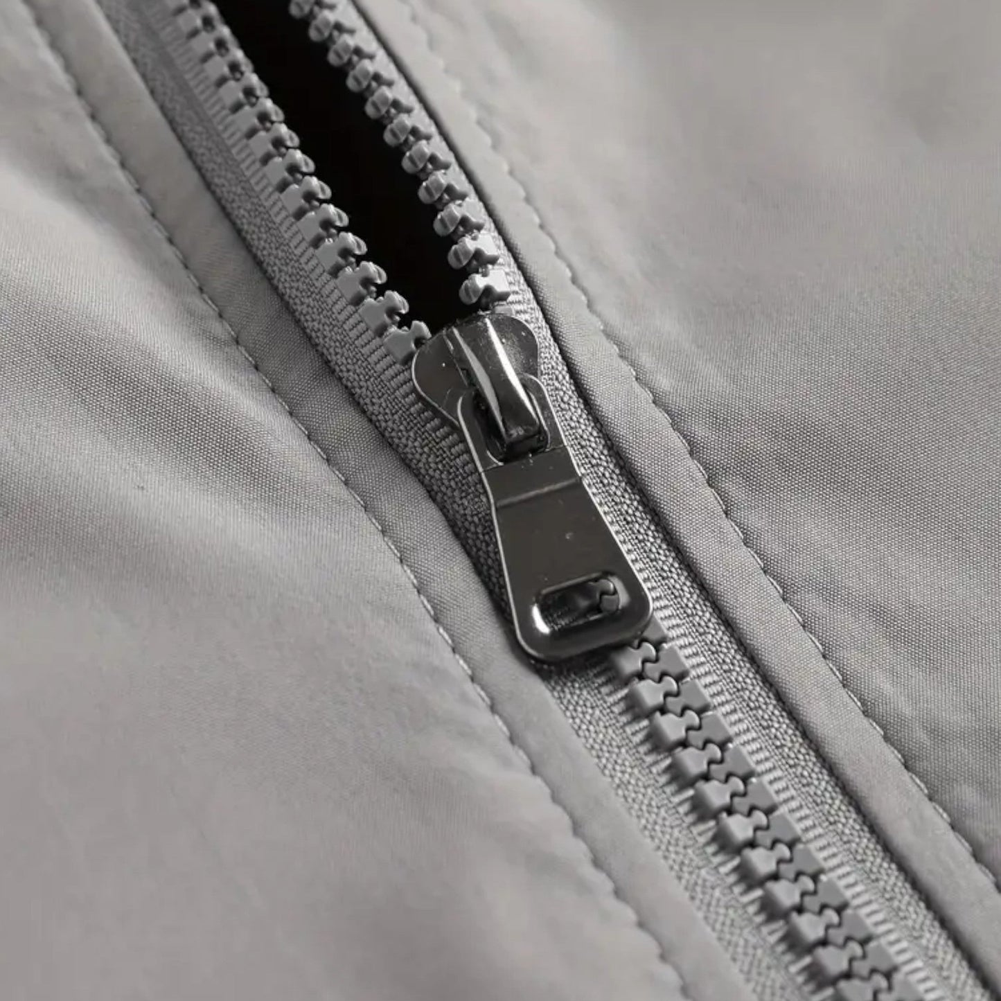 Chaqueta Ligera Hombre Cremallera Cuello Alto