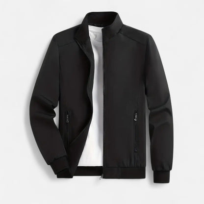 Chaqueta Ligera Hombre Cremallera Cuello Alto
