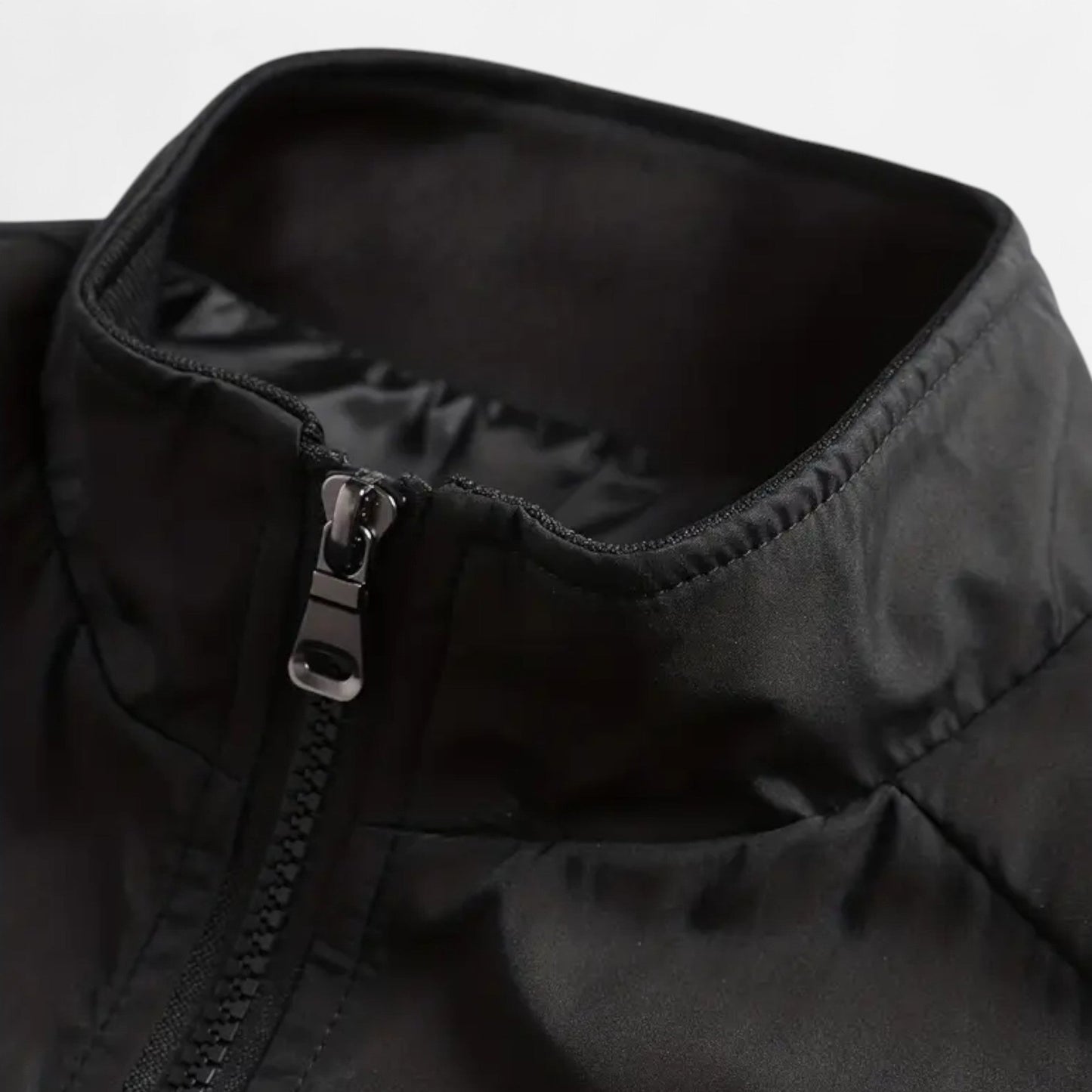 Chaqueta Ligera Hombre Cremallera Cuello Alto