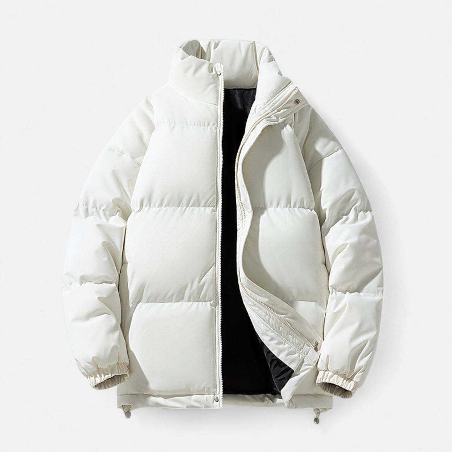 Chaqueta Acolchada Hombre Plus Size Invierno Impermeable y Cálida