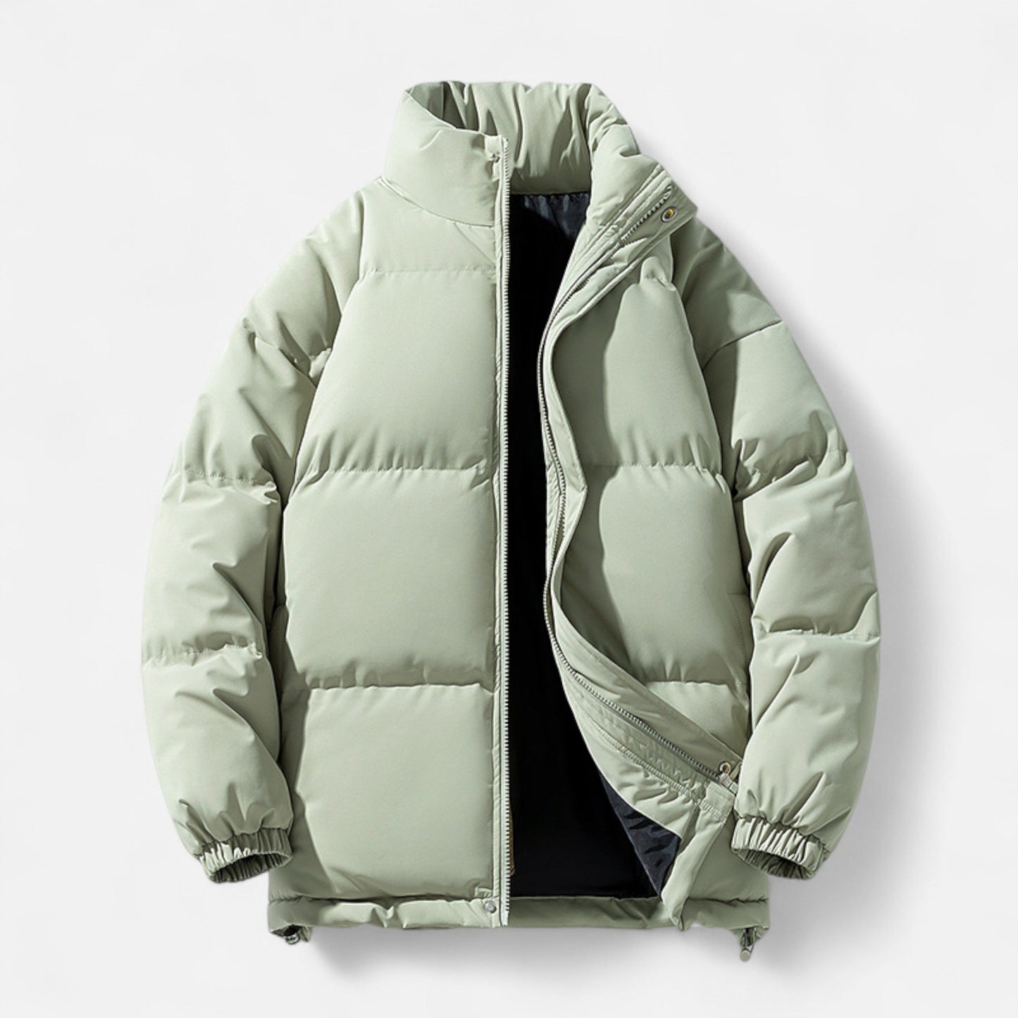 Chaqueta Acolchada Hombre Plus Size Invierno Impermeable y Cálida