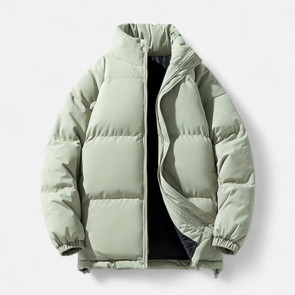 Chaqueta Acolchada Hombre Plus Size Invierno Impermeable y Cálida