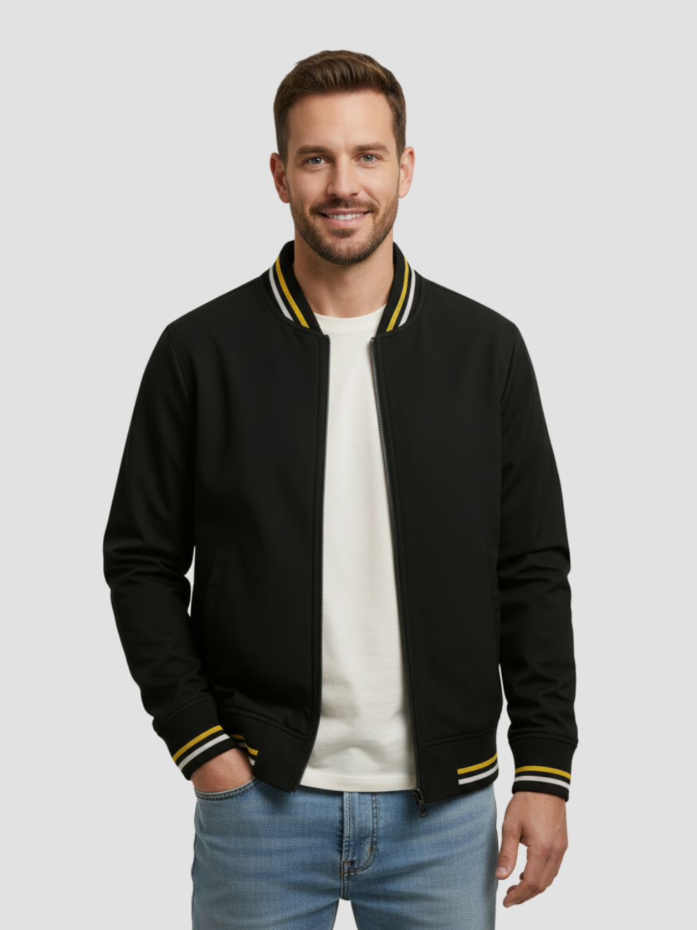 LAZARÓN | CAZADORA BOMBER PARA HOMBRE – ESTILO DEPORTIVO Y VERSATILIDAD DIARIA